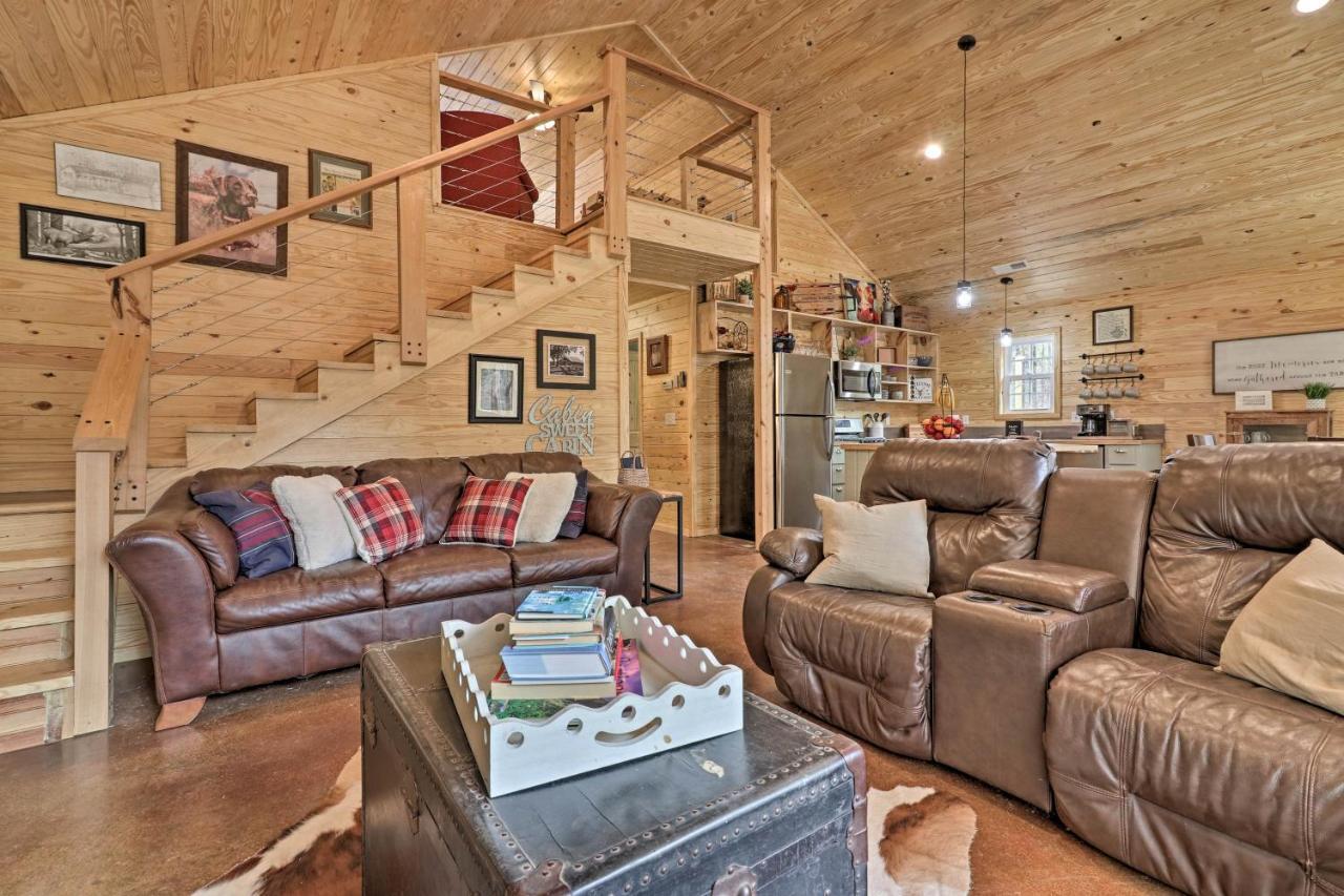 Peaceful Family Cabin On 10 Acres With Game Room! Heflin 외부 사진
