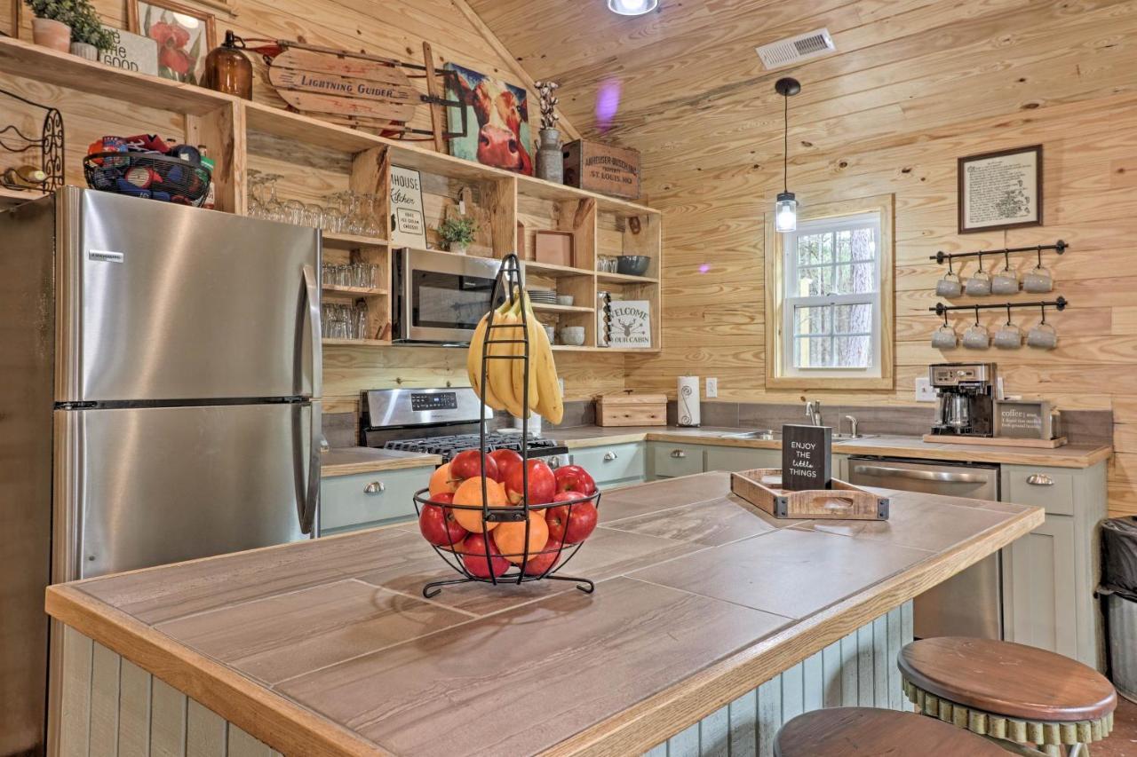 Peaceful Family Cabin On 10 Acres With Game Room! Heflin 외부 사진