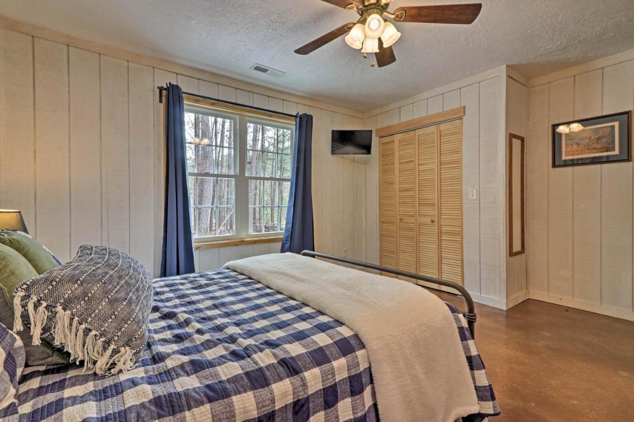 Peaceful Family Cabin On 10 Acres With Game Room! Heflin 외부 사진