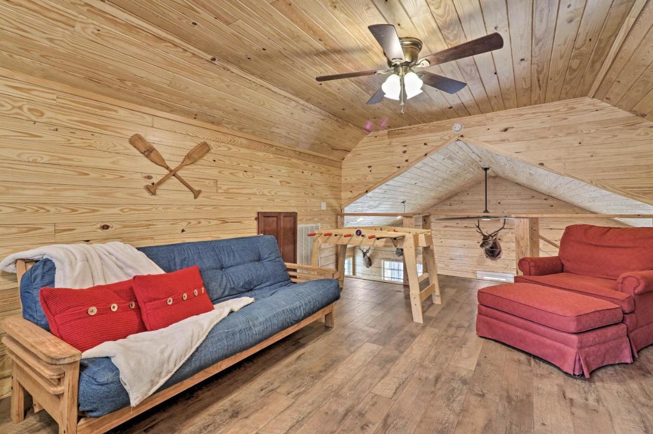 Peaceful Family Cabin On 10 Acres With Game Room! Heflin 외부 사진